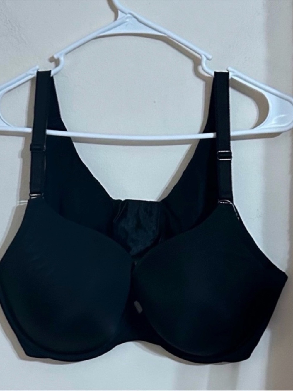 torrid Size 42DD Black Full-Coverage Support Bra Wide Straps Push-up Plunge